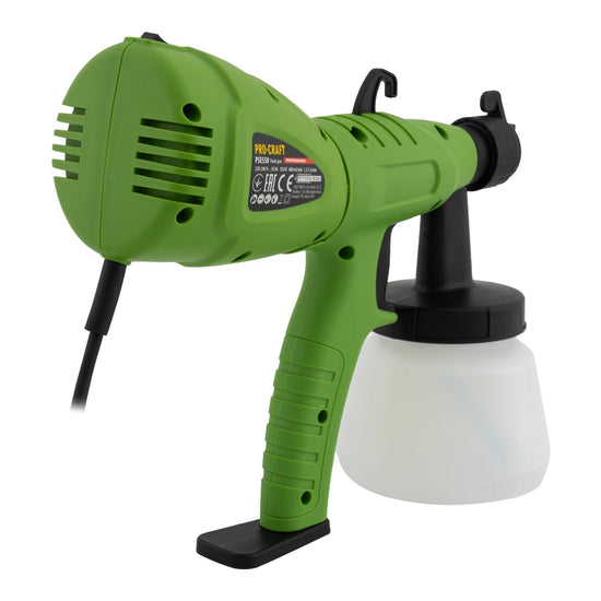 Pistol de vopsit electric Procraft PSE550, 350W, rezervor 800 ml, duze 1.8/2.5 mm