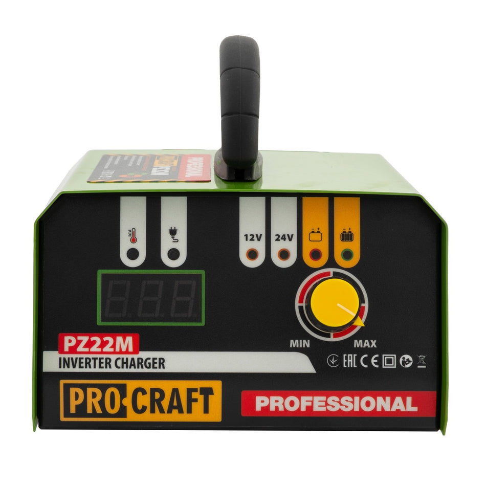 Redresor auto Procraft PZ22M, 12/24V, 20A, 520W, incarcare inteligenta