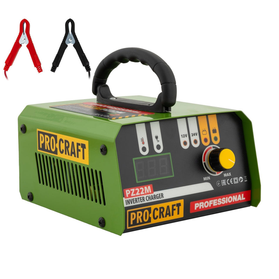 Redresor auto Procraft PZ22M, 12/24V, 20A, 520W, incarcare inteligenta