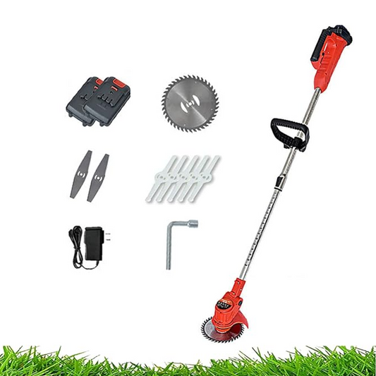 Trimmer electric pentru tuns gazon/iarbă 2-42V cu 2 baterii incluse