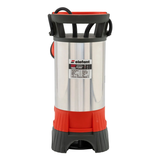 Pompa submersibila pentru apa murdara QDP1100S, 1100W, debit 10500 l/h, inaltime pompare 6.5m, carcasa otel inoxidabil