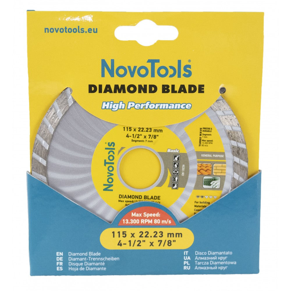 Disc diamantat basic Novo Tools 230x7x22.23 segmentat ef-5824