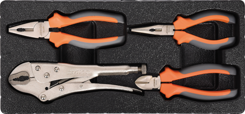 Dulap de scule STHOR cu 6 sertare, 302 piese, otel CrV, inchidere centralizata, blat antiderapant, roti cu frana