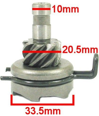 Rac pornire scuter 4T 50-80cc 8 dinti