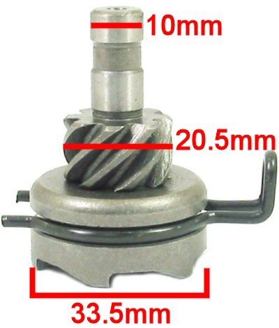Rac pornire scuter GY6 4T 50 80 cc 8 dinti