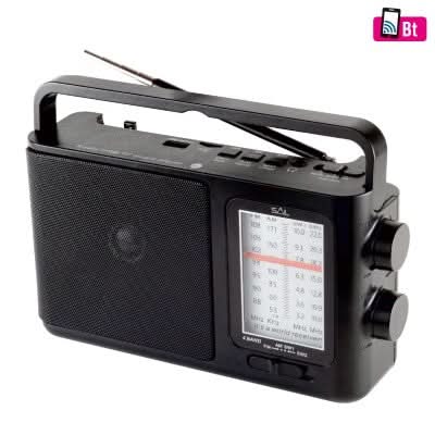 Radio portabil RPR 7B 4in1 – Bluetooth, MP3, USB, microSD si radio 4 benzi – autonomie lunga