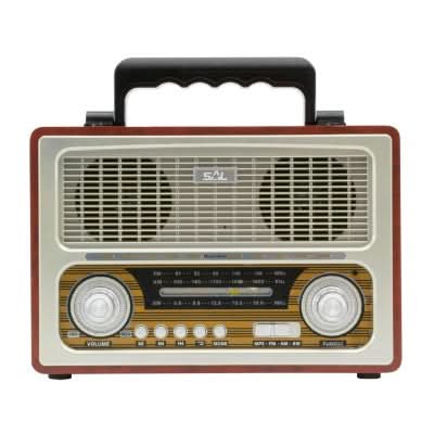 Radio portabil retro 4in1 – MP3, Bluetooth, AUX si radio 3 benzi – RRT 3B