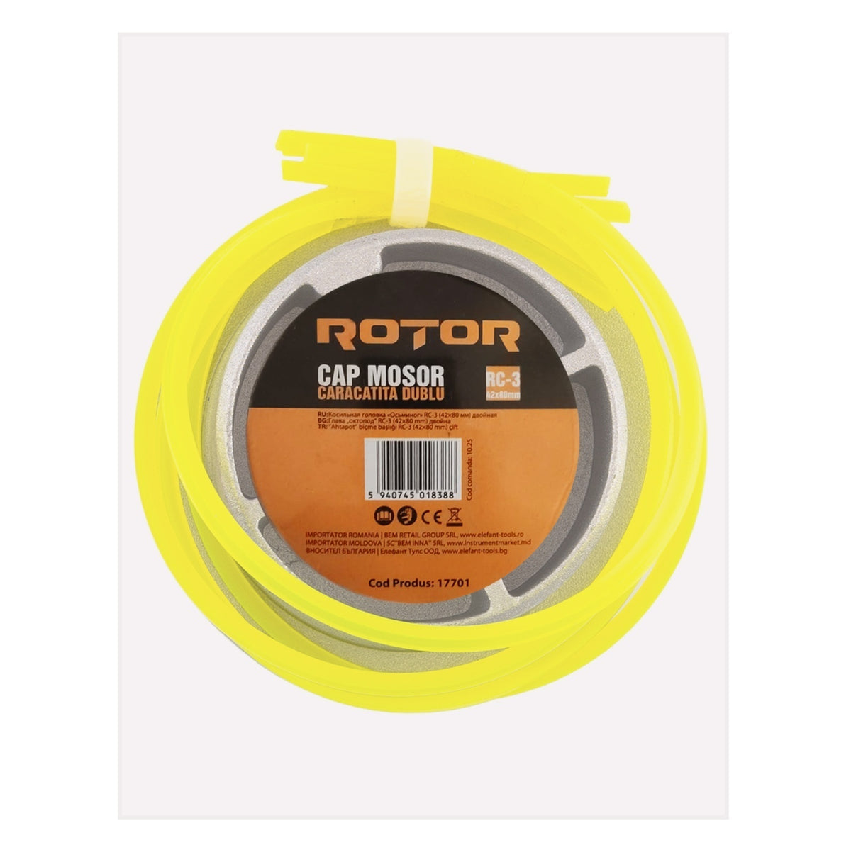 Cap Mosor Caracatita Dublu ROTOR RC-3, 42x80mm