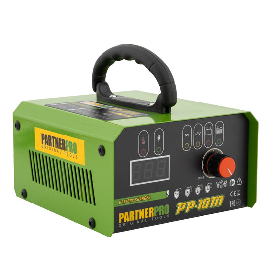 Redresor Auto PartnerPro PP-10M, 6/12V, 220V, pentru incarcat baterie auto