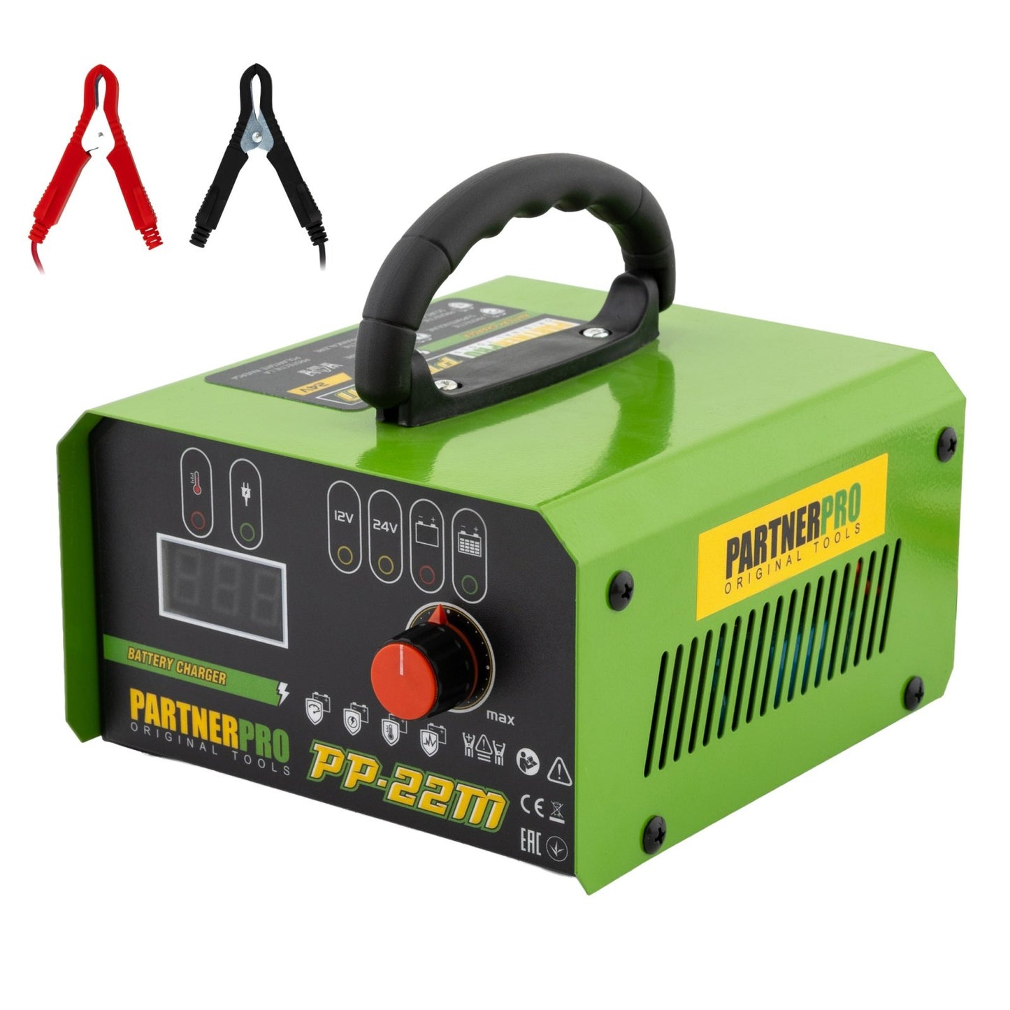 Redresor auto PARTNERPRO PP-22M, 12V/24V, Curent reglabil 10-400A, Putere 350W/520W