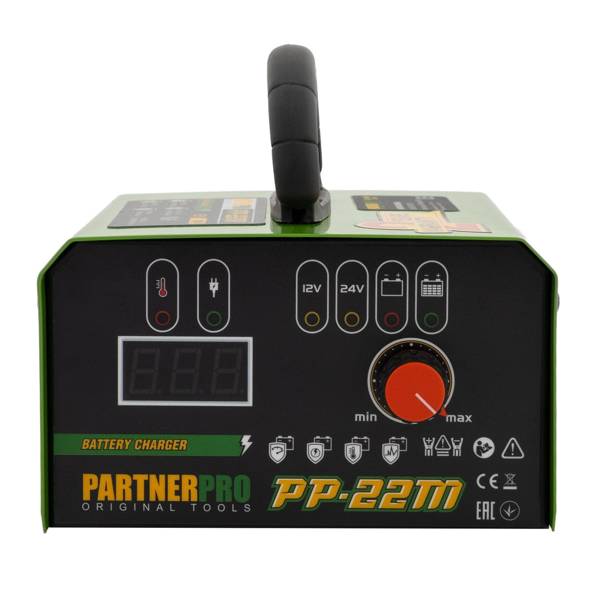 Redresor Auto PartnerPro PP-22M, 12/24V, 220V, pentru baterie auto si camion