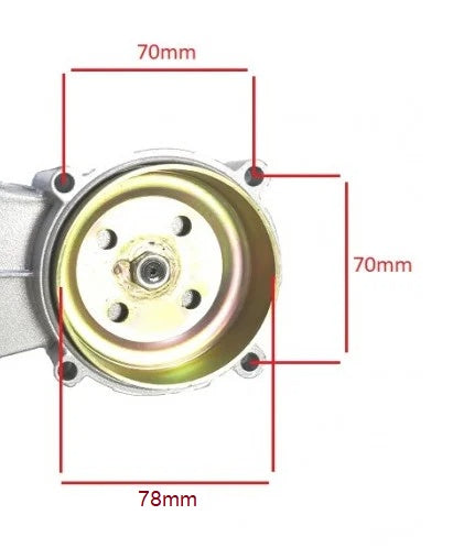 Reductor kit motor bicicleta 4 timpi (cu ax lung) 4 - vedere 4