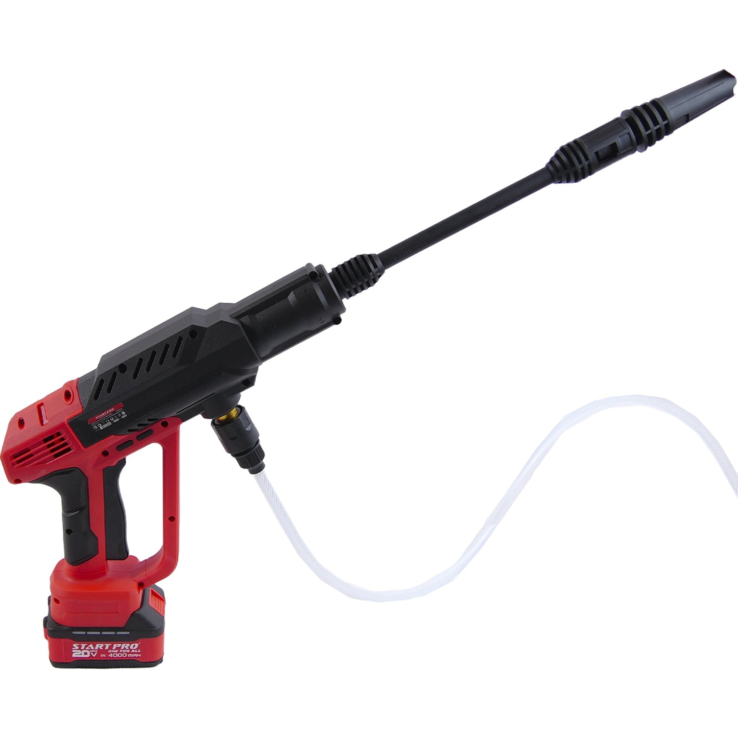 Aparat spalat presiune STARTPRO SCW2-21 20V, 27 bar, 4Ah, cu acumulator, incarcator, furtun 5m