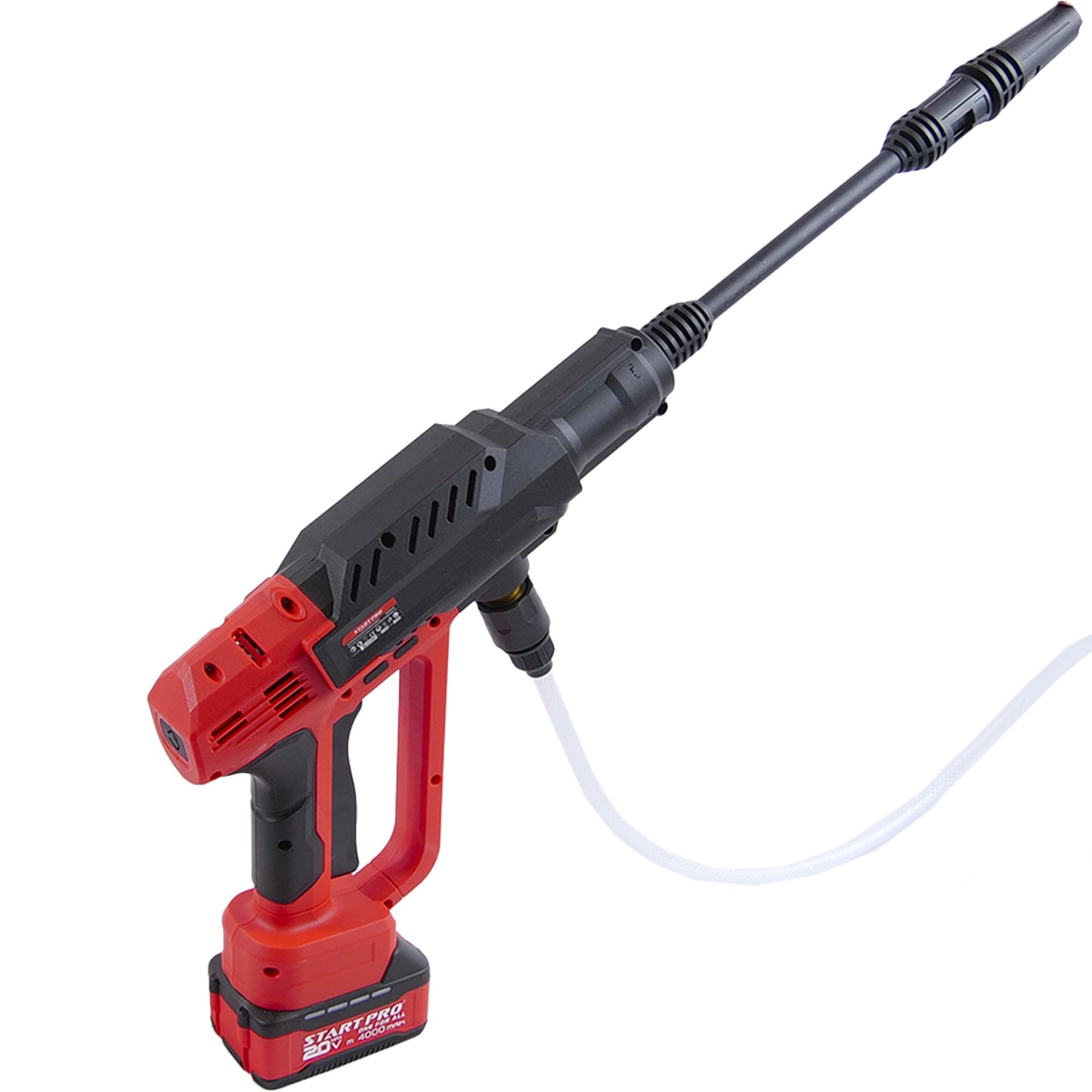 Aparat spalat presiune STARTPRO SCW2-21 20V, 27 bar, 4Ah, cu acumulator, incarcator, furtun 5m