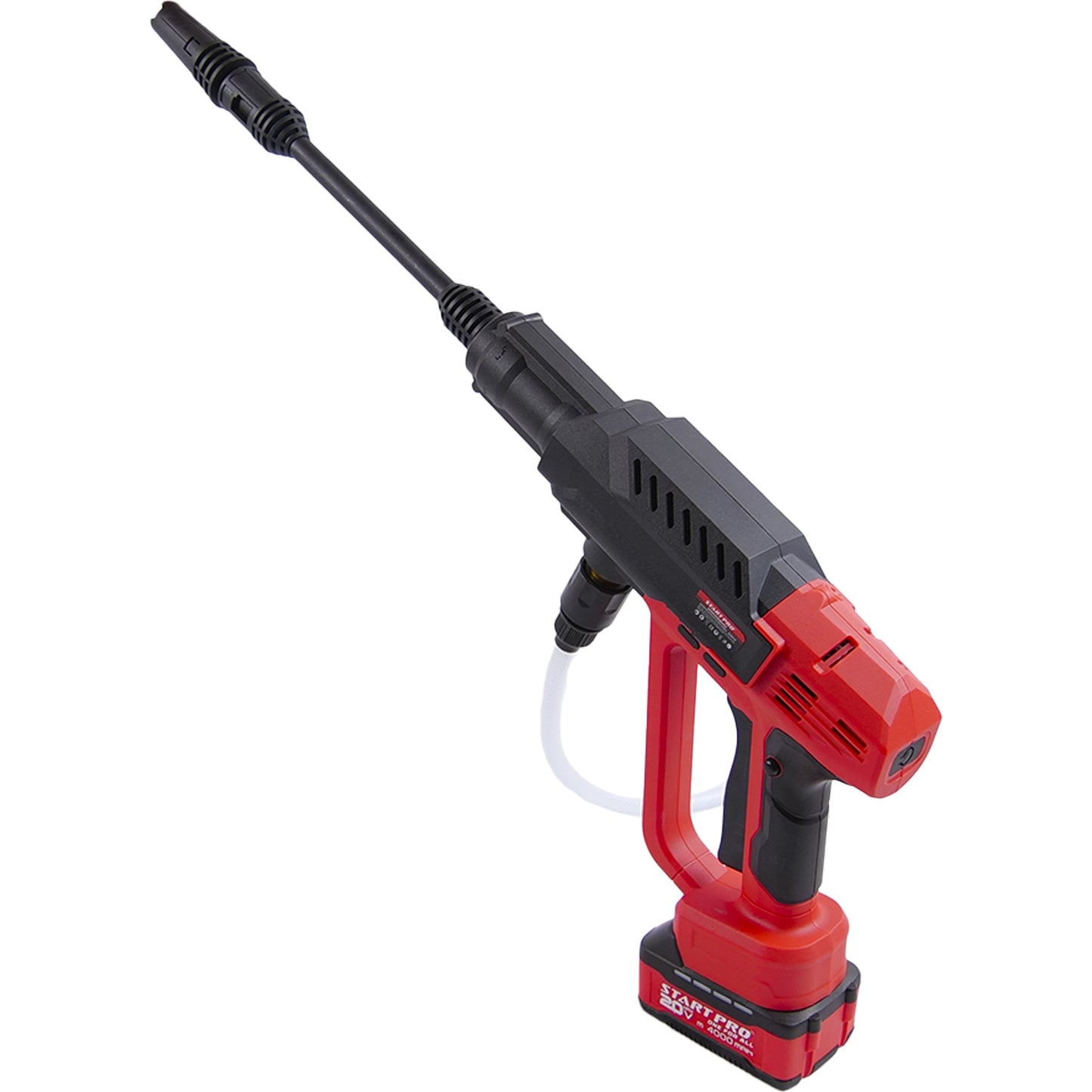 Aparat spalat presiune STARTPRO SCW2-21 20V, 27 bar, 4Ah, cu acumulator, incarcator, furtun 5m
