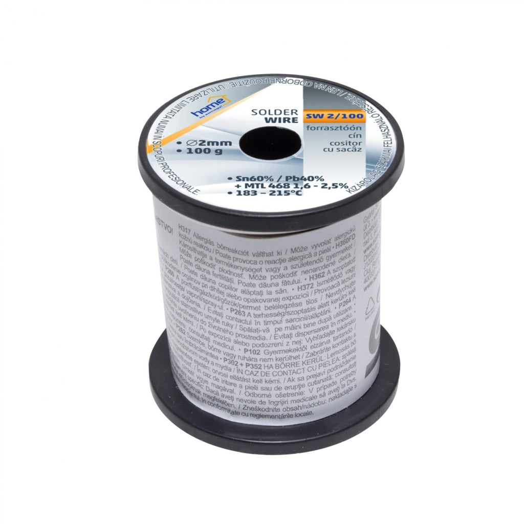 Fludor cu sacaz 2mm 100g SN/PB 60/40 2.5% flux HOME