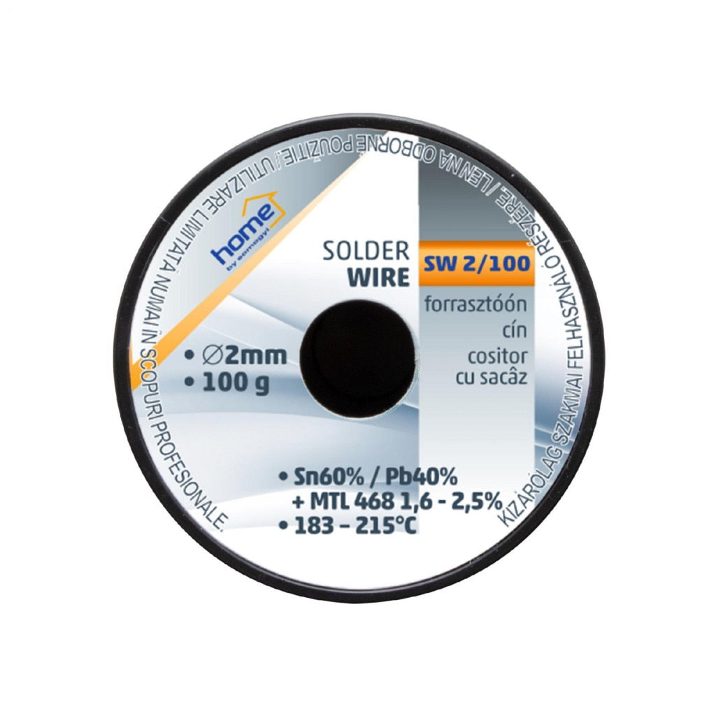 Fludor cu sacaz 2mm 100g SN/PB 60/40 2.5% flux HOME