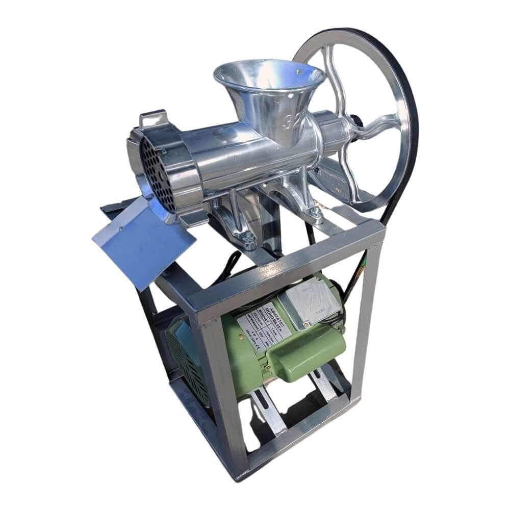 Masina de tocat carne electrica NR 32, aluminiu, motor 1500W, 2-5 kg/min, sita 8 mm