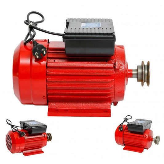 Motor electric monofazat ZEP 3 kW, 1500 RPM, fonta, prindere pe talpa, cablu si fulie incluse