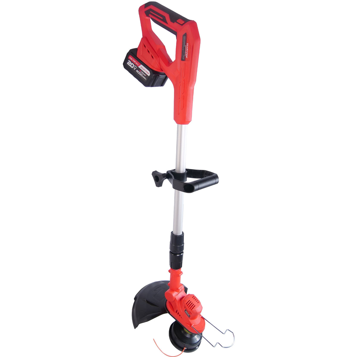 Motocoasa cu acumulator STARTPRO SBT2-21MB 20V, 2x4Ah, 8000RPM, tija telescopica, fir + disc
