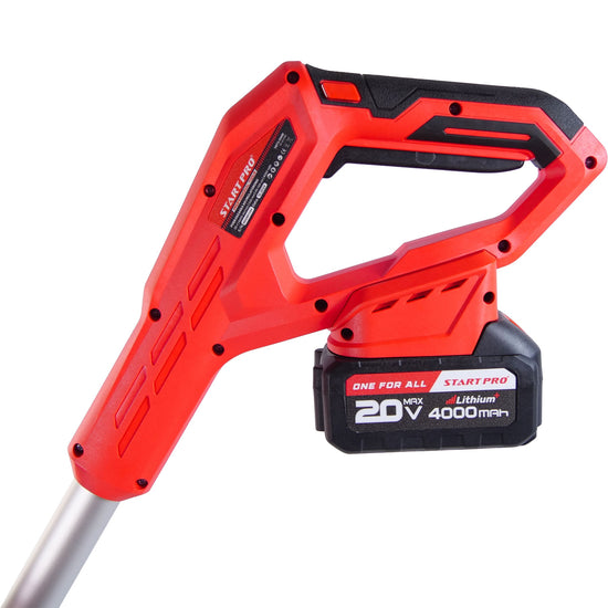 Motocoasa cu acumulator STARTPRO SBT2-21MB 20V, 2x4Ah, 8000RPM, tija telescopica, fir + disc