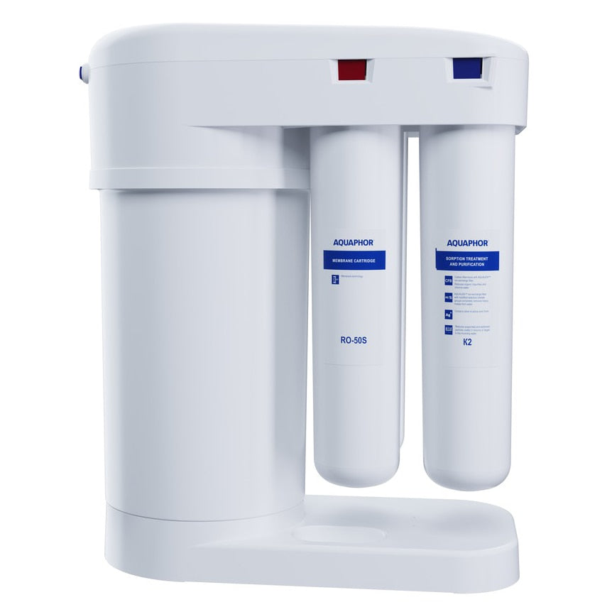 Filtru apa potabila cu osmoza inversa Aquaphor Morion RO-101S, 4 filtre (K5/K2/M/K7M), rezervor 5L, 190L/zi, protectie 99.9% bacterii si virusi