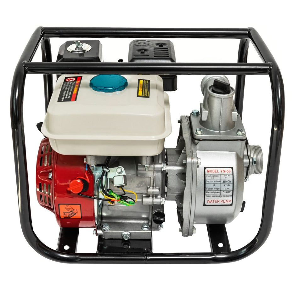 Motopompa benzina FERMAX GF-0245, 6.5CP, 2 toli, 4T, 30 mc/h, 23m refulare, autoamorsanta