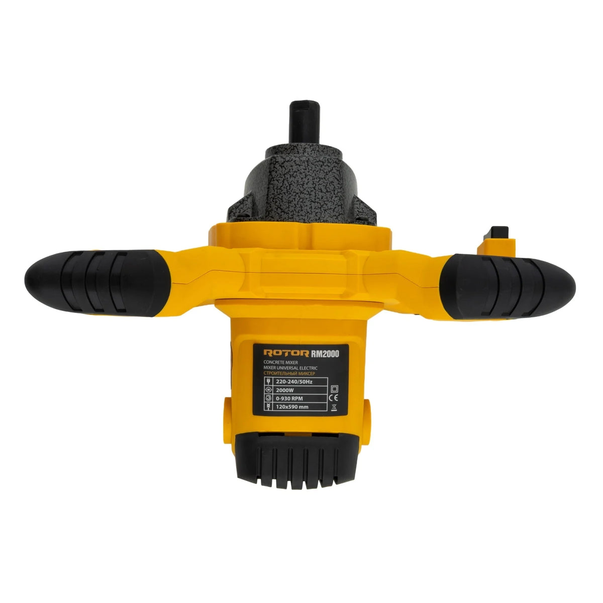 Mixer electric Rotor RM2000, 2000 W, 930 RPM, pentru mortar si ciment