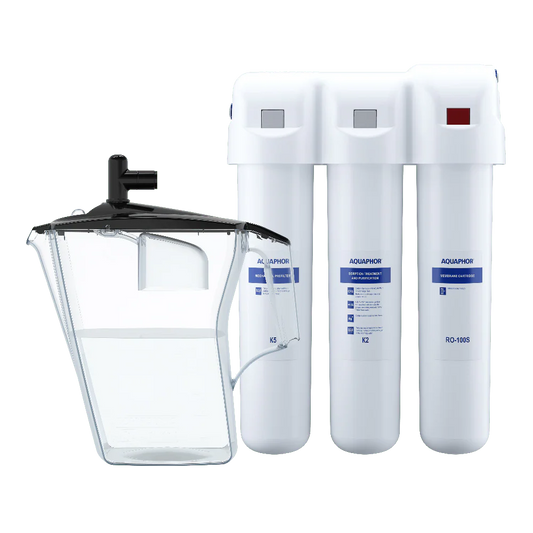 Filtru apa potabila Aquaphor RO-31, osmoza inversa, 100 GPD, cana 2.3 L, compact, fara rezervor