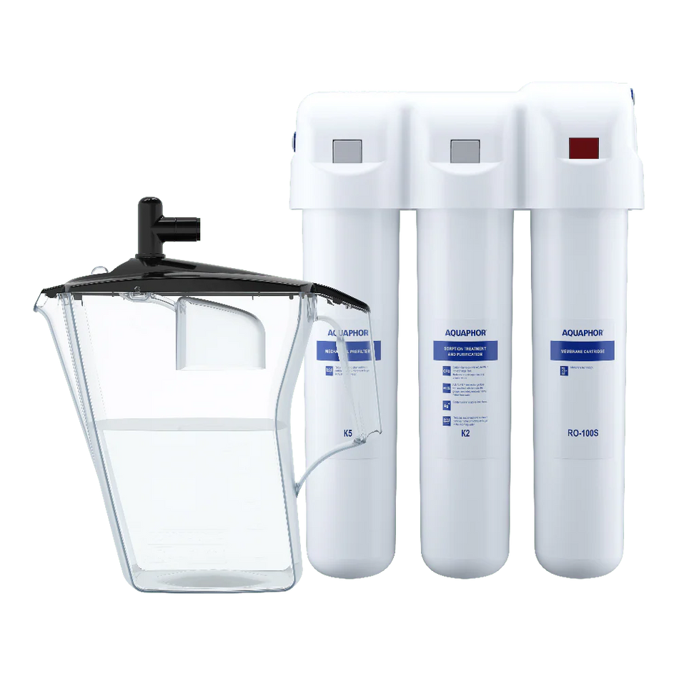 Filtru apa potabila Aquaphor RO-31, osmoza inversa, 100 GPD, cana 2.3 L, compact, fara rezervor