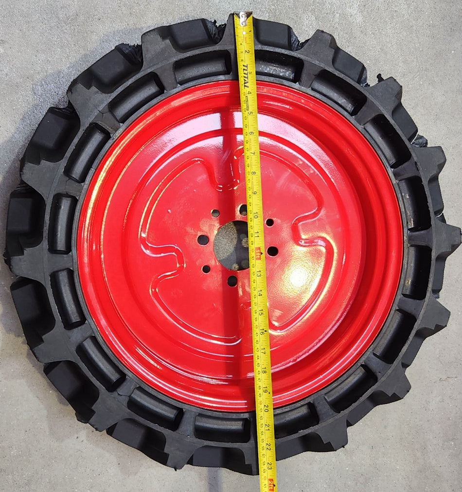 Roata completa echivalent 6.00 x 12 (CAUCIUC PLIN)