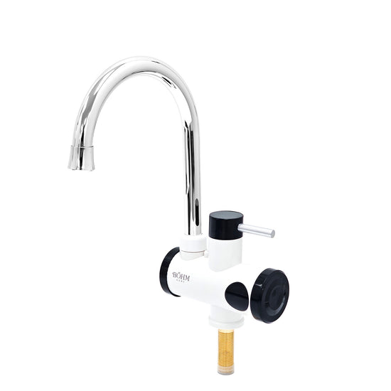 Robinet Electric Instant Bohm BY-6A-2, 3000W, afisaj digital, pipa fixa - imagine produs