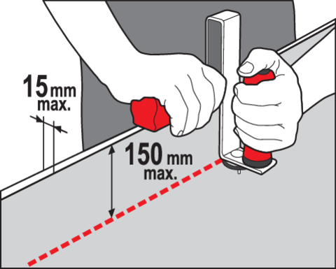 Cutter dublu pentru gips-carton YATO YT-76266 taiere 150x15 mm - imagine produs 2