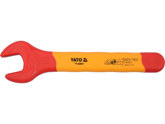 Cheie fixa izolata VDE 13mm 1000V CrV - Yato YT-20957
