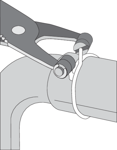 Cleste pentru sigurante furtun 230mm Yato YT-0650