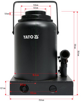 Cric hidraulic Yato YT-17009 - imagine oficiala 3