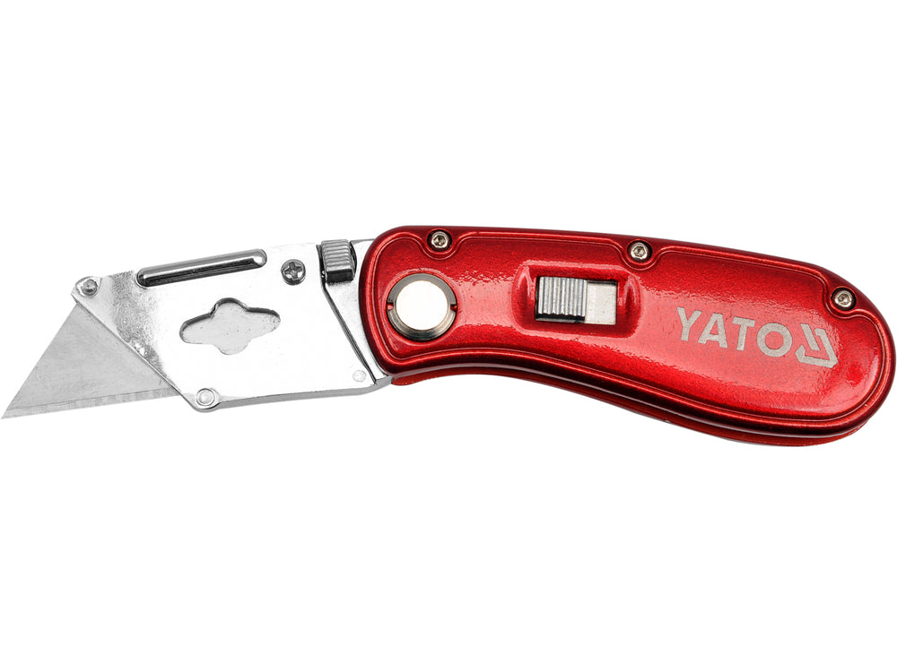 Cutter pliabil YATO YT-7534, 5 lame trapezoidale SK5 - imagine produs 2