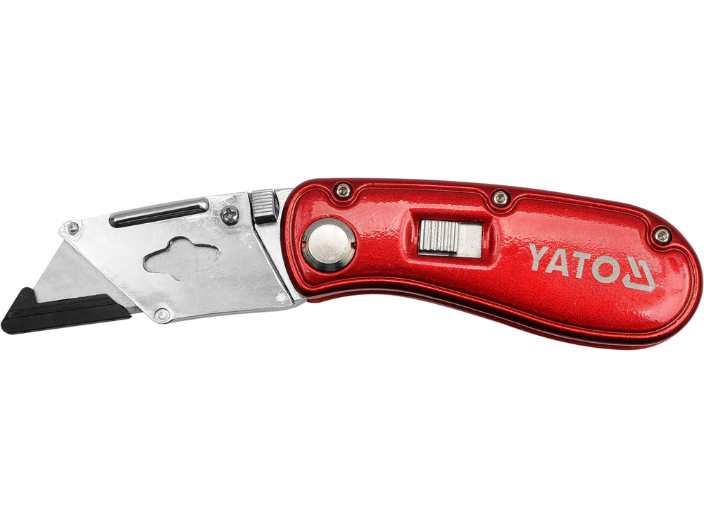 Cutter pliabil YATO YT-7534, 5 lame trapezoidale SK5 - imagine produs 3