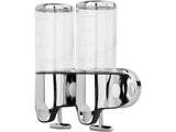 Dispenser sapun lichid 2x500ml Fala 69391 - set complet crom pe perete