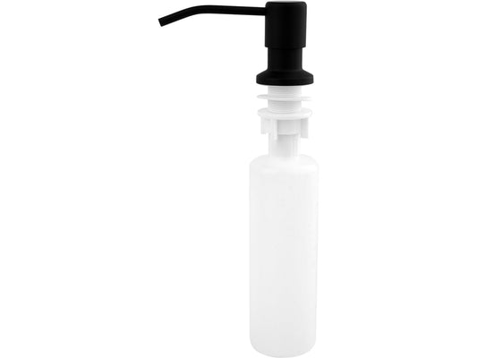 Dispenser sapun lichid prindere lavoar negru Fala 69397 vedere laterala