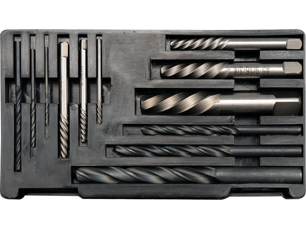 Set Extractoare Suruburi si Burghie Metal 12 Buc Yato YT-0591