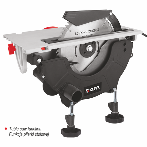 Fierastrau circular Yato YT-82155, 2000W, 210mm, 2 in 1 - imagine oficiala 1