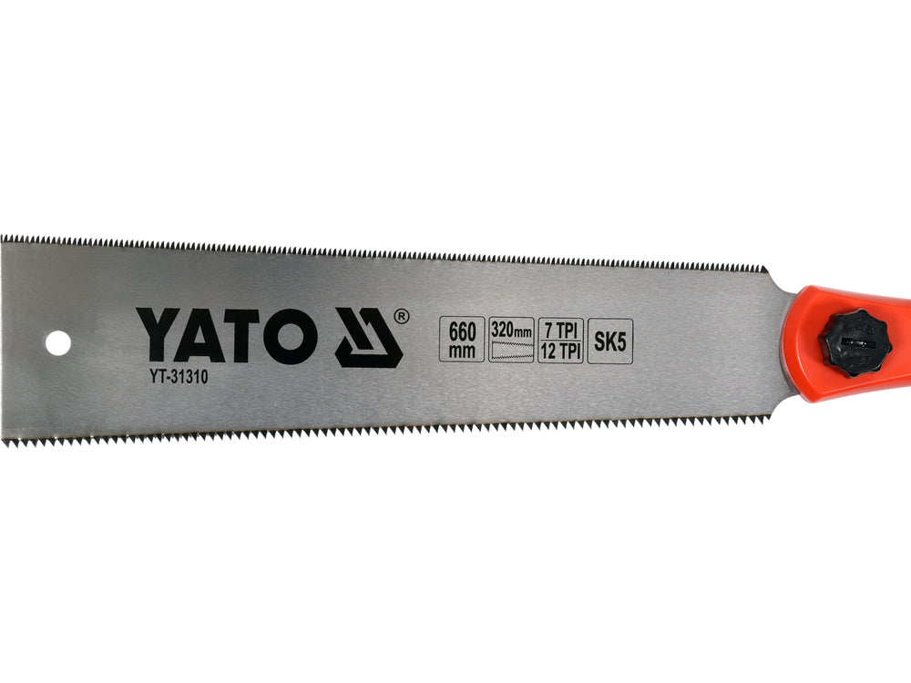 Fierastrau japonez Ryoba YATO YT-31310, lama 320 mm, 7/12 TPI - imagine produs 2