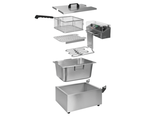 Friteuza dubla Yato YG-04623 2x13L 2x3.3kW - imagine produs 7