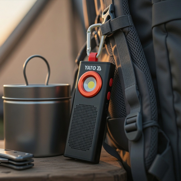 Lanterna 500 lm cu boxa Bluetooth Yato YT-08557 - vedere tehnica 6