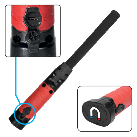 Utilizare lanterna COB Yato YT-08518