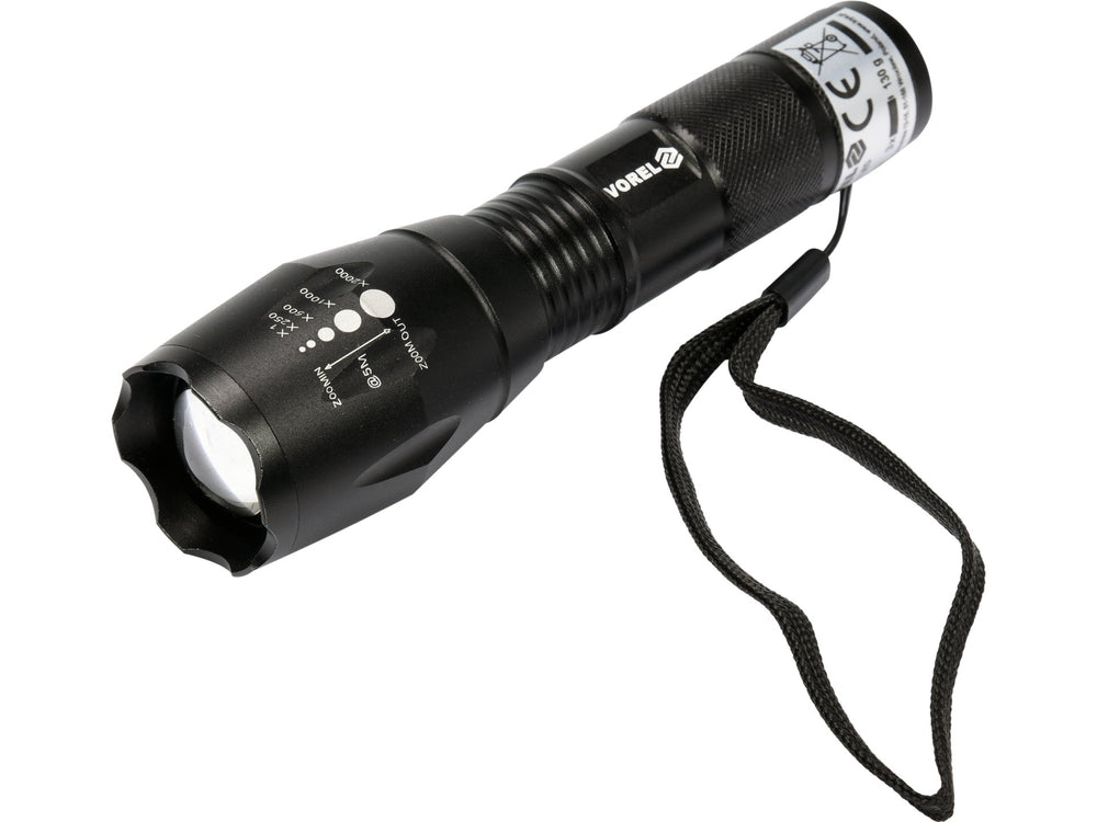 Lanterna LED 5W 280lm zoom Vorel 88555