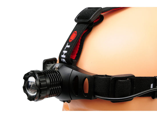 Lanterna frontala cap 3W LED CREE Yato YT-08590 vedere 2