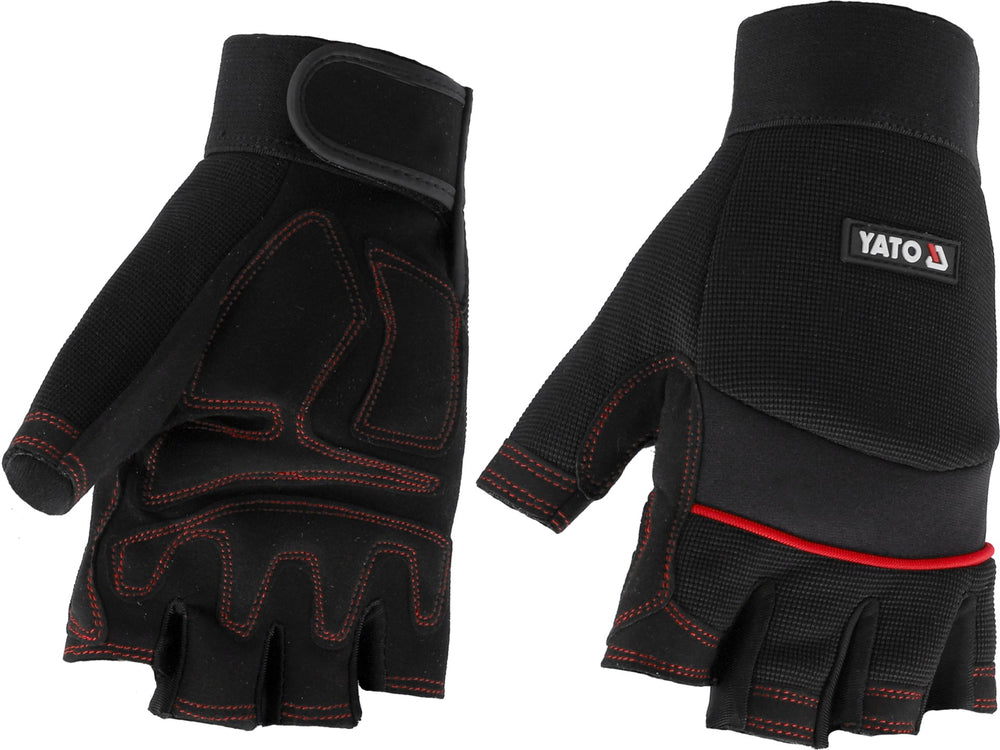 Manusi fara degete Yato YT-74660 marimea 10 negru