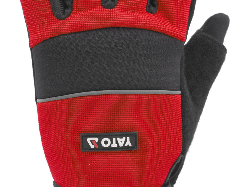 Manusi fara degete Yato YT-74662 marimea 10 rosu